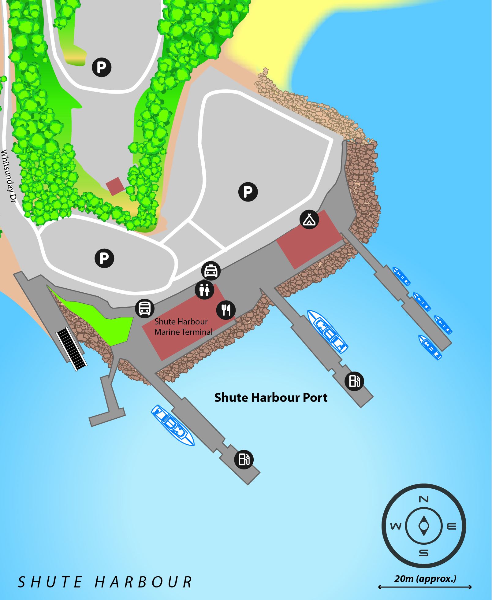 Shute Harbour Marine Terminal | Yacht Berths in Australia
