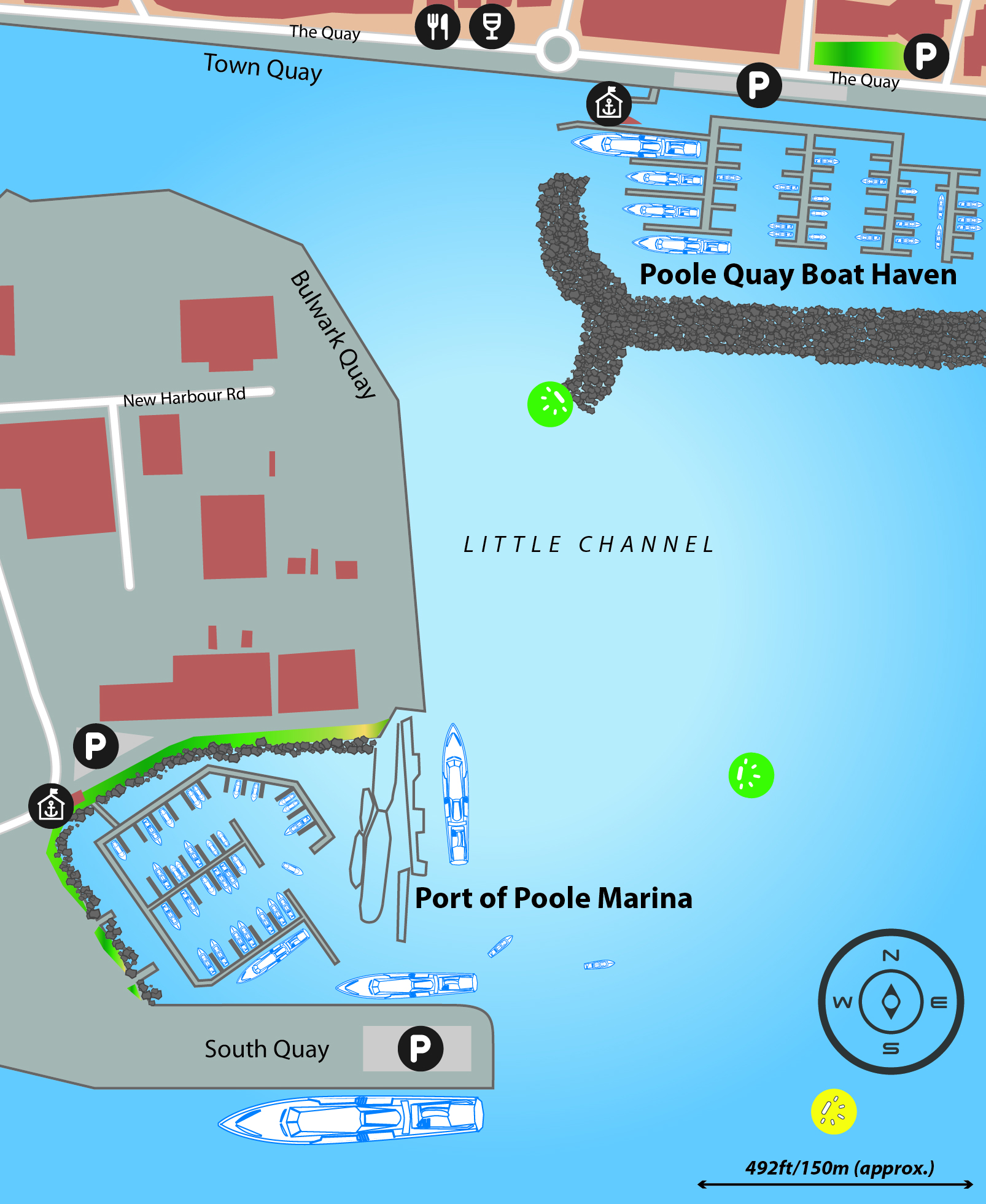 Poole Quay Boat Haven | Superyacht Berthing Poole Harbour