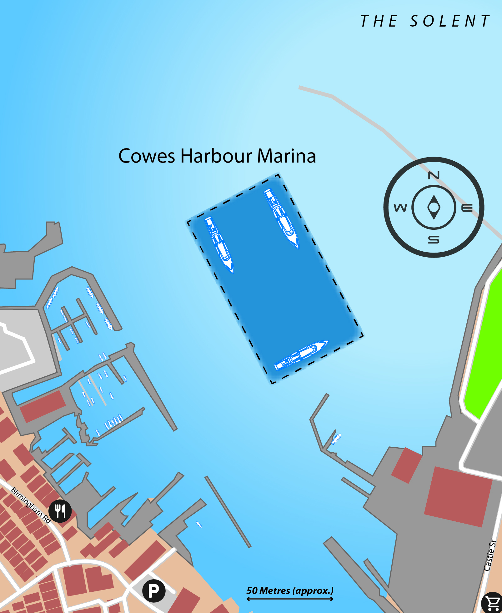 Cowes Harbour Marina | Yacht Berthing & Marine Services
