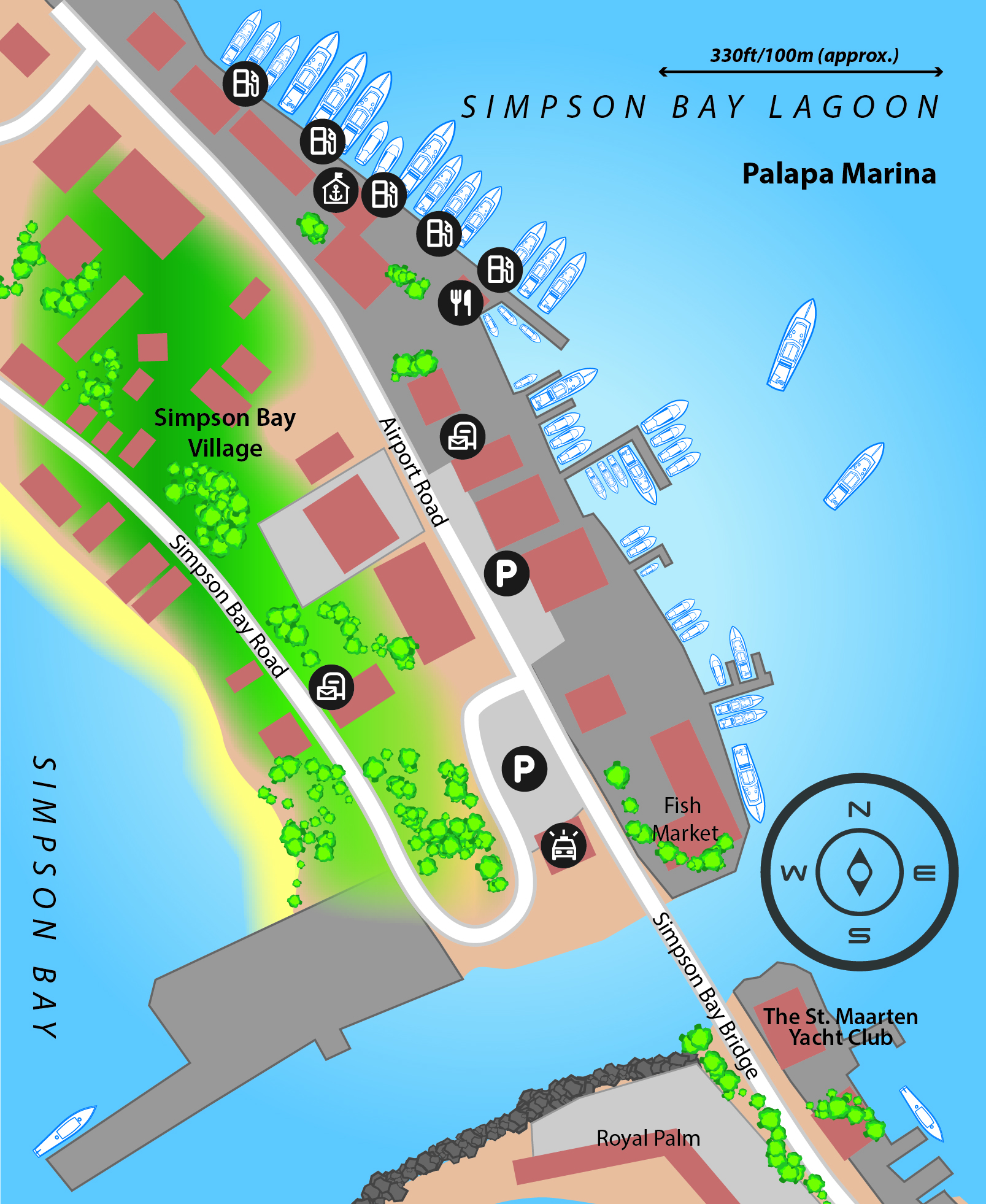 Palapa Marina | Mega Yacht Marina Caribbean