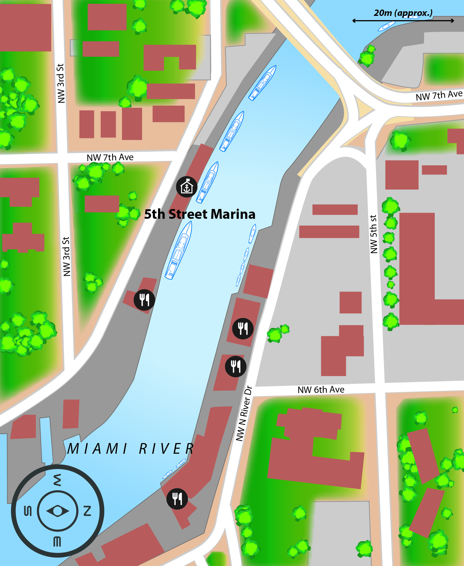 Marina map of 5th Street Marina LLC in Florida